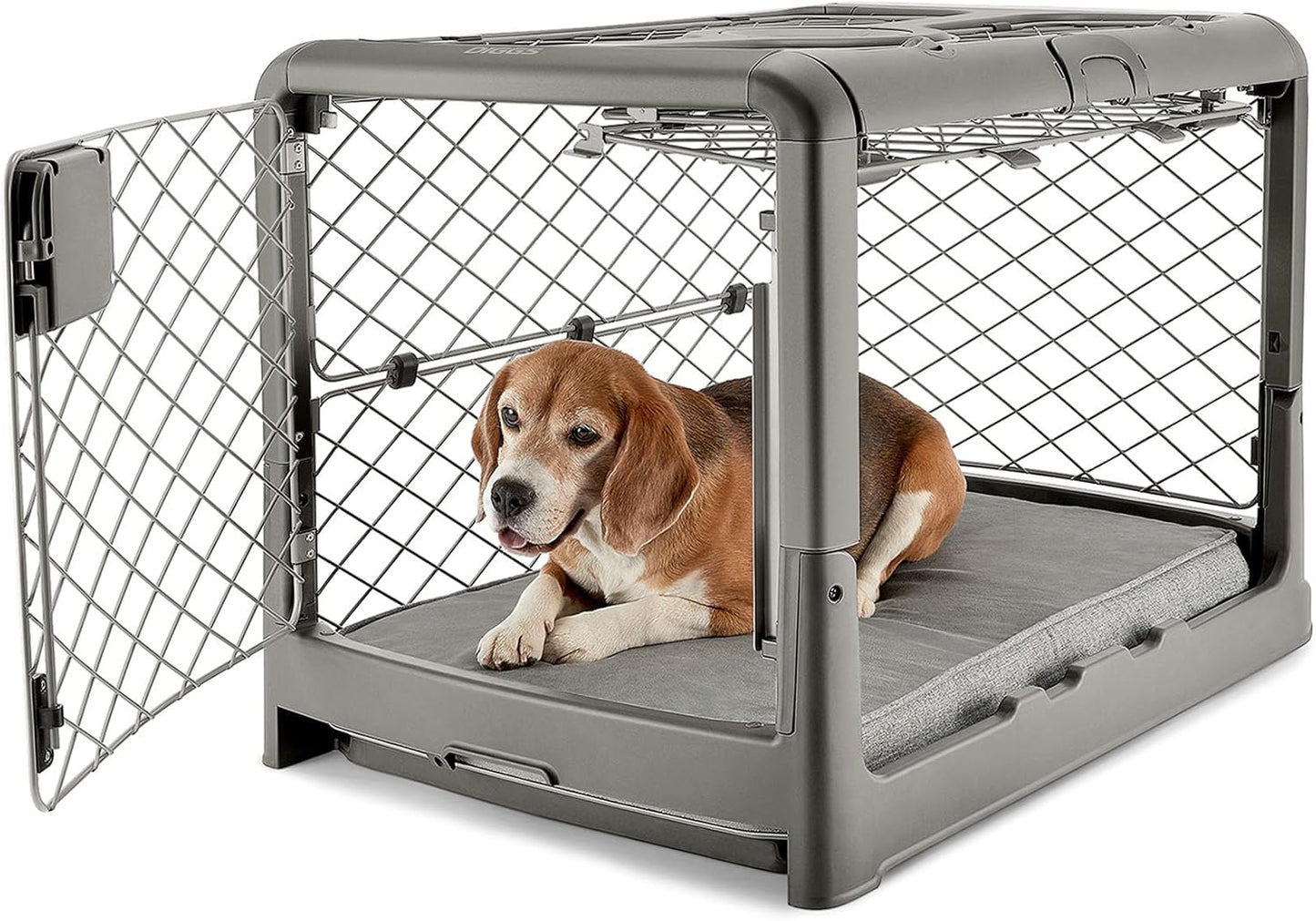✨Collapsible Dog Crate with Wheels, Premium Portable Dog Crate
