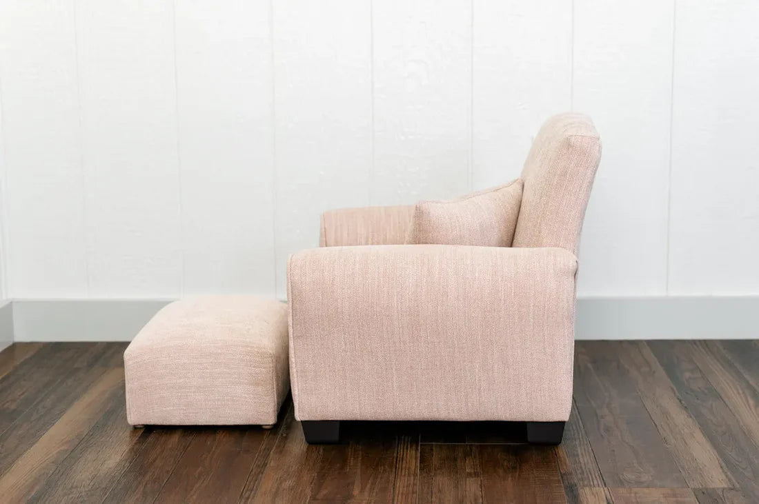 Kids Rocking Chair / Kids Chair - Textured Blush
