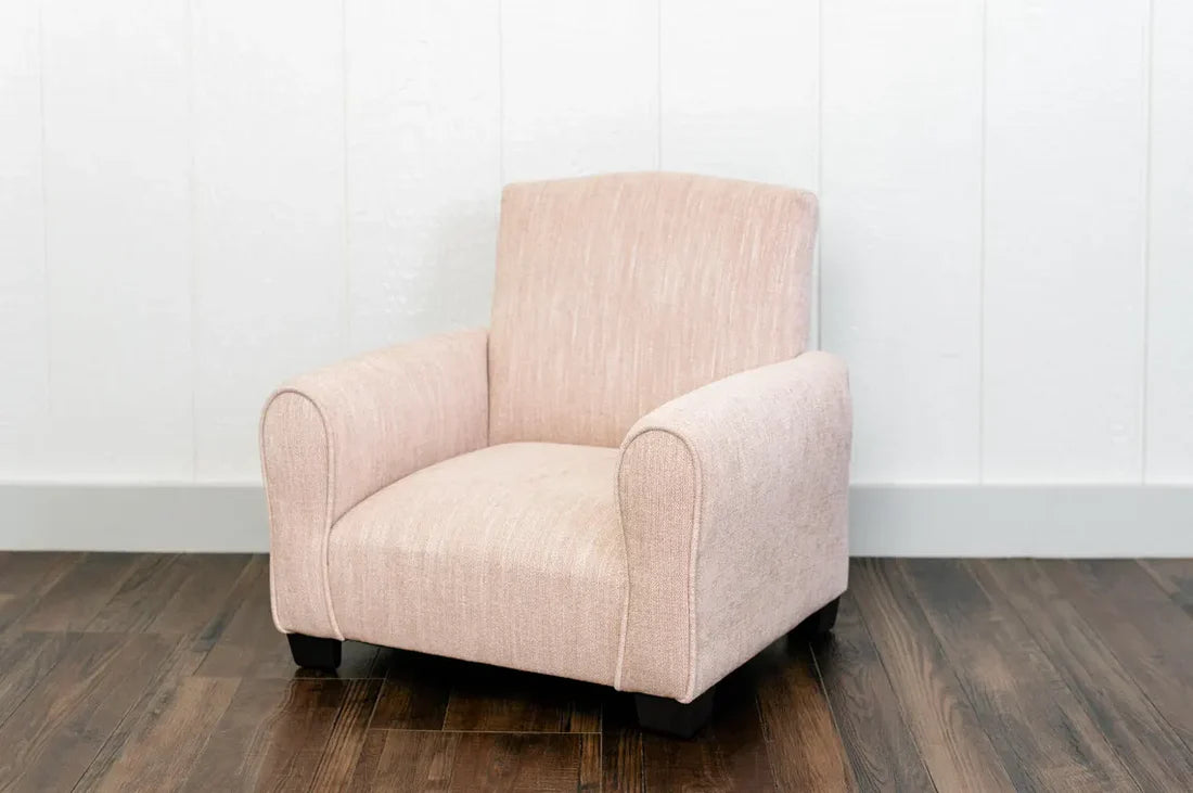Kids Rocking Chair / Kids Chair - Textured Blush