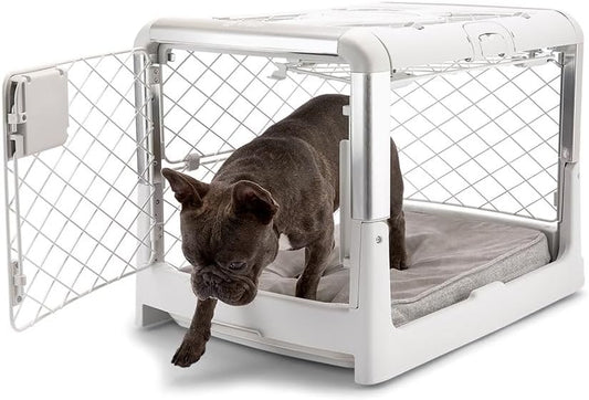 ✨Collapsible Dog Crate with Wheels, Premium Portable Dog Crate