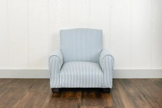 Toddler Chair - Blue/White Striped